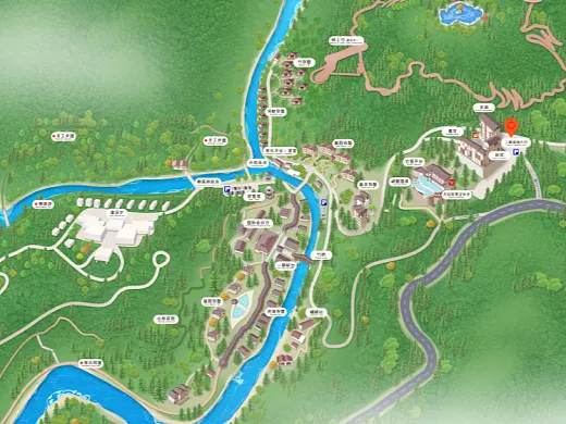 保山结合景区手绘地图智慧导览和720全景技术，可以让景区更加“动”起来，为游客提供更加身临其境的导览体验。